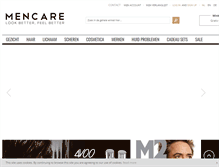 Tablet Screenshot of mencarestore.com